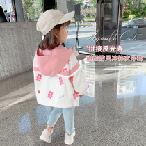 Tutus store 2021 spring dress baby Foreign coat girls assault clothes childrens net red coat childrens clothing tide