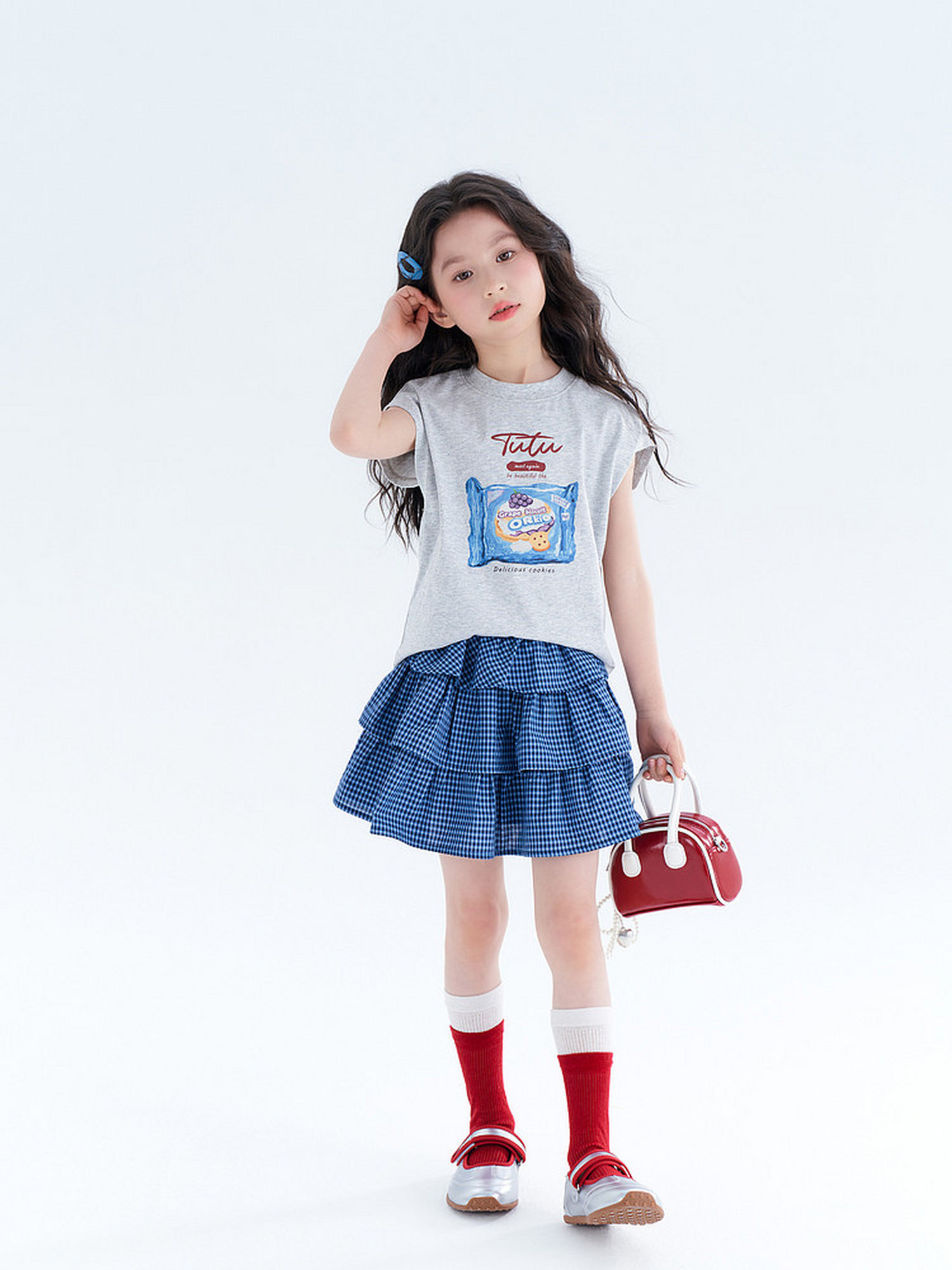 Tutu Little Elephant Children's Clothing Girls' Summer Outfit 2026 New Model Kids' Pure Cotton Breathable Vest and Skirt Two-Piece Set — 28
