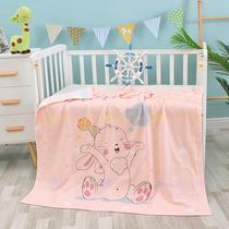 Summer pure cotton newborn baby absorbent bath towel baby double layer gauze ultra-thin with soft bath towel child cover