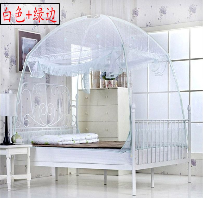 giường mã hóa trẻ em lưới 168 * 88 150 * 80 * 160 1,1 m 0,9 ba cửa sinh viên 1.2 yurt - Lưới chống muỗi màn ngủ đẹp