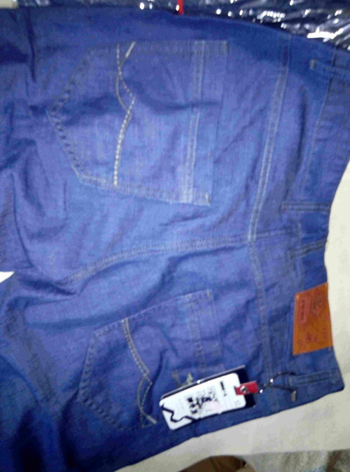 Jeans droite en vrac en coton pour été - Ref 1470146 Image 19