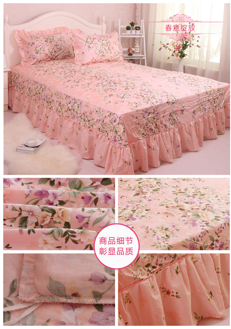 Độc thân mảnh khăn trải giường cotton bông bedspread khăn trải giường đôi 1,5m 1.8m giường giường 2.0m - Khăn trải giường tấm ra trải nệm
