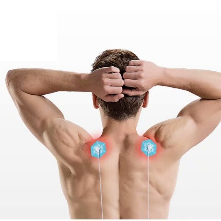 Smart mini mobile phone massage with bodybuilding Snowflake Snowflake Stickler easy to stick with massage Shoulder Neck and Shoulder Neck stickler