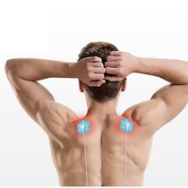 Smart mini mobile phone massage patch abdominal device snowflake mopal patch easy sticker massage device shoulder neck rub