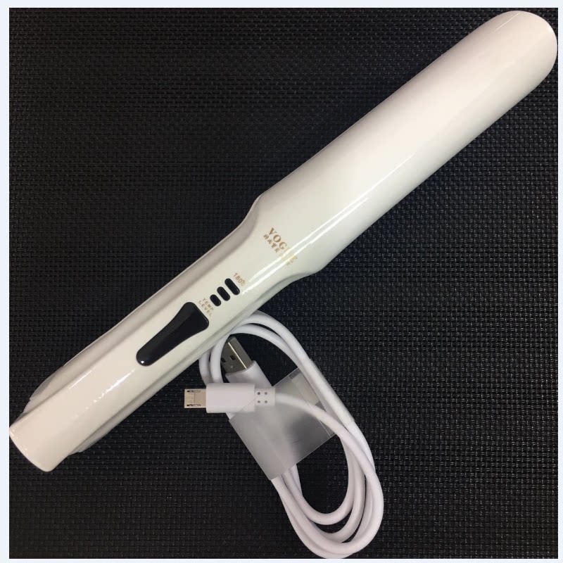 Fashion wireless charging fashion straight hair curler perm straightening electric splint straight curling dual-use tool VOGOU