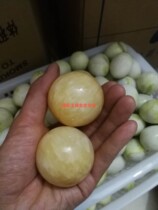 Factory direct sale rice yellow jade fitness ball health ball stone ball Jade elderly handball to give parents gifts