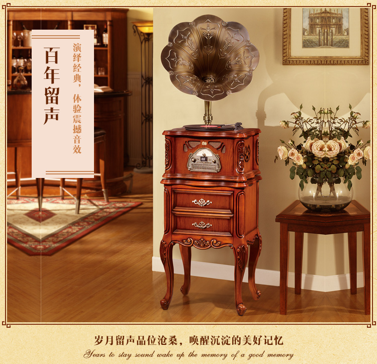 Otino phonograph Vintage retro vinyl ghi máy nghe nhạc Chụp ảnh cưới studio đạo cụ hình ảnh máy ghi âm cổ 	đầu đĩa than bluetooth