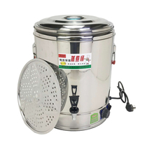 Han Taisheng 304 stainless steel electric heating thermal insulation boiling water double-layer boiling soup noodle stove faucet commercial cooking barrel