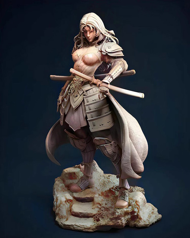1/24 /18 Mulan Chinese Style Female Warrior General Resin Figure Model White Mold Rw-1217 1/24 /18 Mulan Chinese Style Female Warrior General Resin Figure Model White Mold Rw-1217