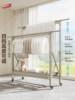 Taili Clothes Drying Rack for Indoor Use, Multifunctional Flat Floor-Standing Drying Rack for Balcony, Foldable Clothes Hanger and Drying Net