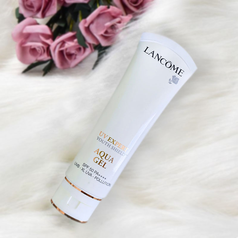LANCOME Lancome refreshing sunscreen lotion sunscreen 50ml small white tube isolation not greasy anti-black sunscreen old