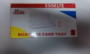 Large capacity 2 3-layer business business card holder Desktop creative business card box Acrylic business card box Transparent business card holder