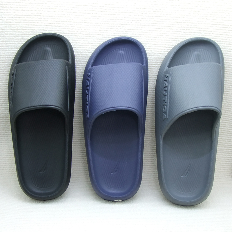 Thick-Soled Men's Slippers for Summer, Non-Slip, Waterproof, Suitable for Home and Outdoor Wear, Lightweight Nautica Comfortable Beach Shoes, Large Size 48