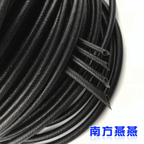 Glass fiber pipe black wire protection wire sleeve flame retardant self-extinguishing pipe insulation sleeve Environmental Protection high temperature resistant glass pipe