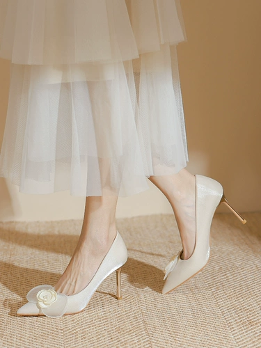 Свадебные туфли, милое свадебное платье на высоком каблуке, в цветочек, для подружки невесты, подарок на день рождения