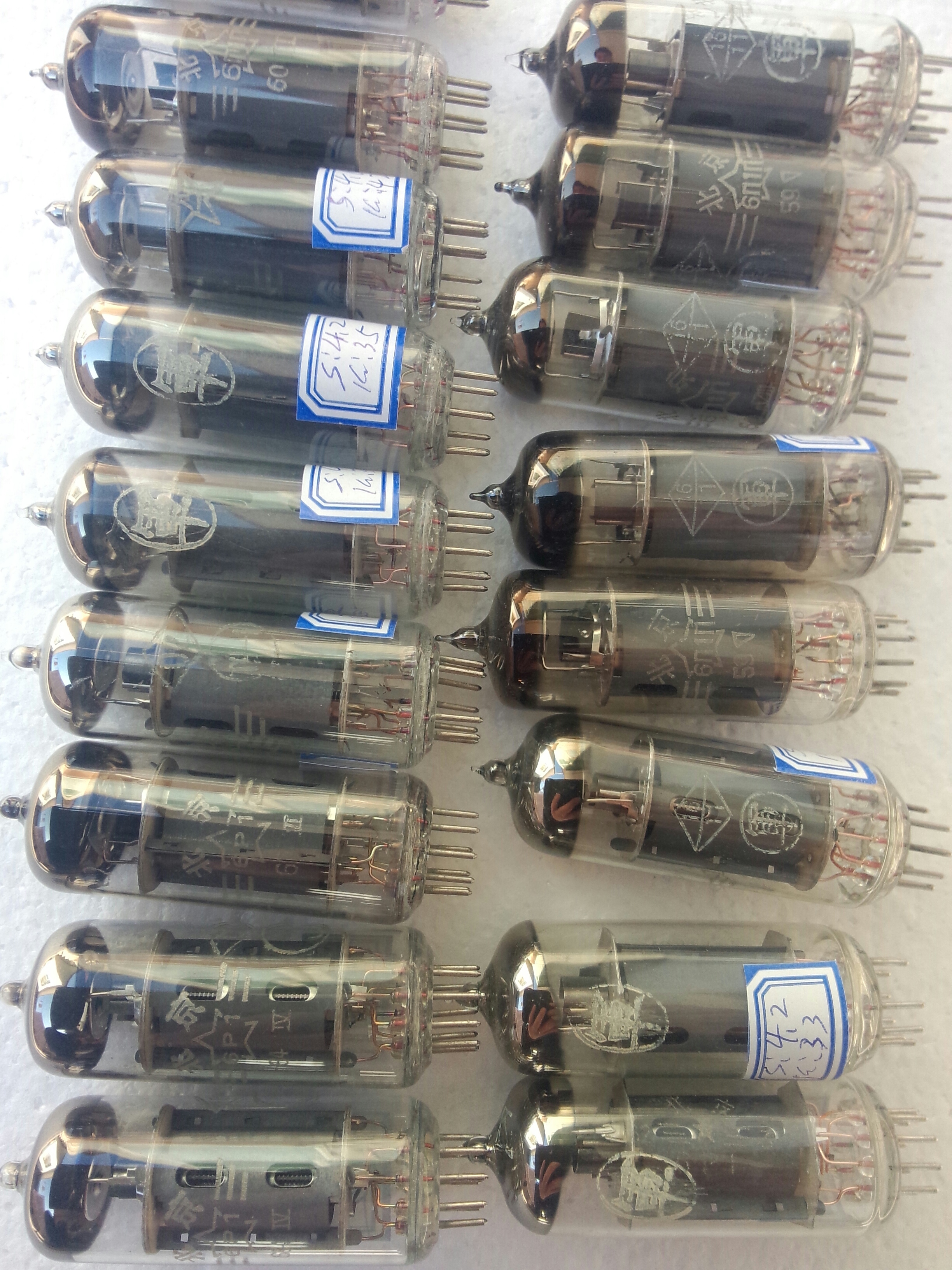 Beijing's early brand new 6P1 vacuum tube T TY class military grade change 6n1n 6AQ5 vacuum tube