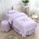 Rắn khăn trải giường Body Beauty denim bedspread liệu pháp massage thẩm mỹ viện bông rửa denim đơn giản Hàn Quốc - Trang bị tấm