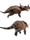 Authentic Haolong Valley Chinese Stegosaurus Pentaceratops Herbivorous Dinosaur Children's Toy Model Gift Pvc Figurine 1/35