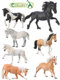 Collecta Lipizzan Mare, Frisian Mare, Haflinger Horse, Farm Animal, Children's Toy Model