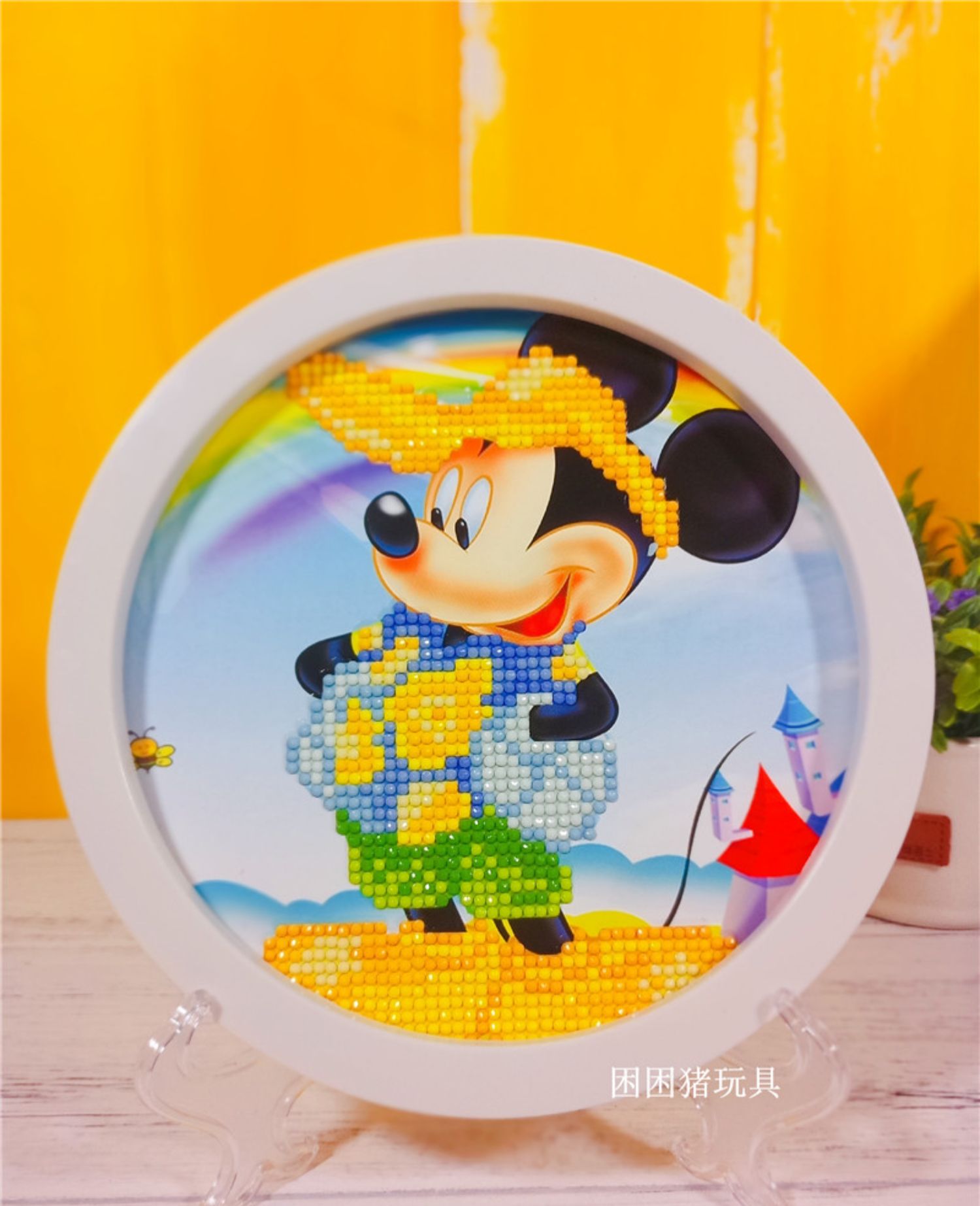 Trẻ em tròn kim cương dán đồ chơi giáo dục 5D đồ chơi tự làm handmade7 tuổi cha mẹ con gái quà tặng - Handmade / Creative DIY đồ chơi thông minh cho bé