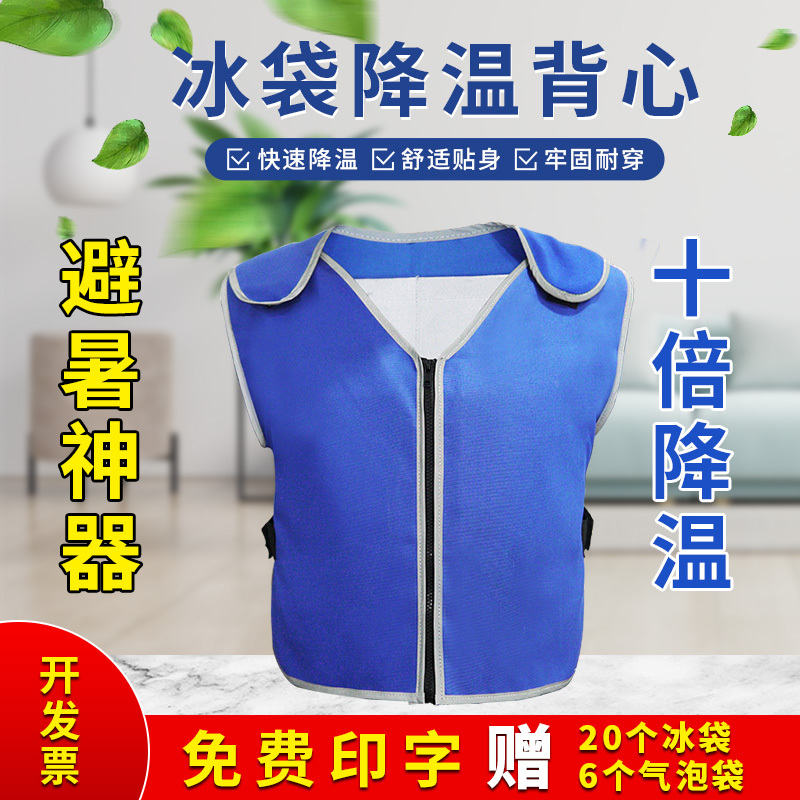 In-Stock Summer Cooling Vest, Large Size Ice-Cooled Clothing, Cooling Gadget, Heatstroke Prevention Ice Pack, Cooling Fan Air-Conditioned Vest In-Stock Summer Cooling Vest, Large Size Ice-Cooled Clothing, Cooling Gadget, Heatstroke Prevention Ice Pack, Cooling Fan Air-Conditioned Vest
