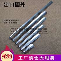 Foreign trade tail single retro style stainless steel shoehorn super long shoehorn shoe smoke 9 sizes