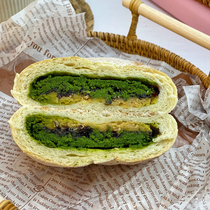 Matcha coffee purple rice hummus Japanese rice bread breakfast light food full belly snack Net Red meal bag food