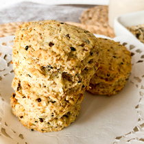 Multi-grain cereals Sikang meal biscuits high fiber satiety belly fitness Net red whole wheat breakfast nutrition snacks bread