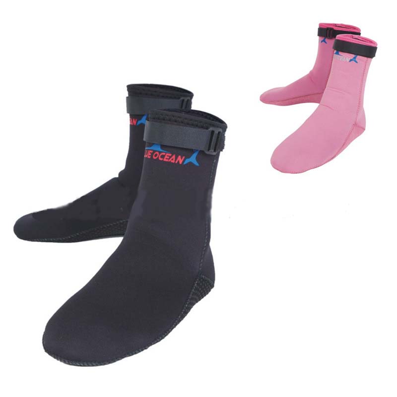 3MM non-slip bottom diving socks Warm socks winter swimming socks Diving socks men's and women's snorkeling-swimming equipment