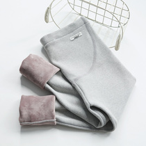 Pregnant Woman Beats Bottom Pants Plus Suede Thickened Autumn Winter Big Code Toabs Outside Wearing Cotton Pants Warm Pants Winter Long Pants Pants Winter Clothing