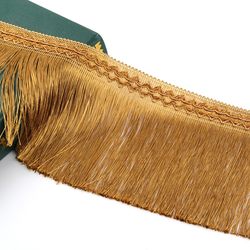 Curtain Lace 16cm Straightened and Thickened Dragon Whisker Fringe Table Edge Truck Decoration Lace Tassel Accessories Materials