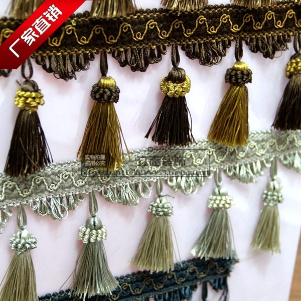 Curtain Lace Crystal Bed Curtain Accessories Accessories Lace Decoration Lace Curtain New Copper Flower Strawberries