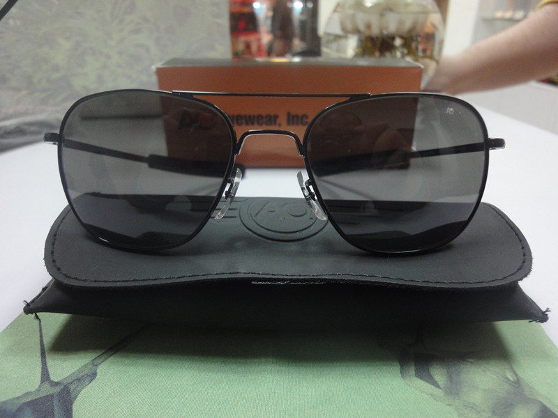 American AO Sunglasses Outdoor Pilot Glass Lens Anti-UV Pilot
