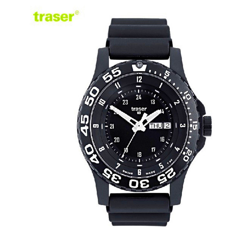 Traser Swiss original watch P6600 bacteria watch tritium gas luminous quartz movement nylon strap 2015 Tanabata