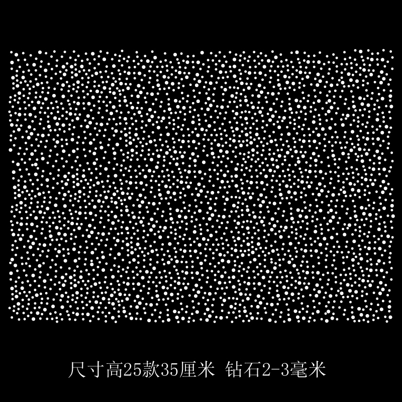 Large-Scale Rhinestone Applique Pattern for Sweaters, Rhinestone Pattern, Finished Wool Sweater with Rhinestones