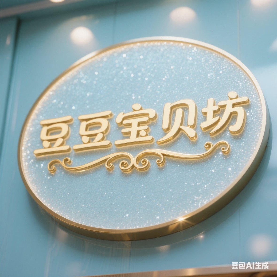 豆豆宝贝坊的LOGO