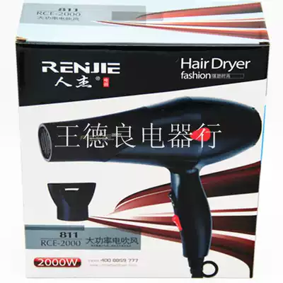 Ren Jie 811 high power cold and hot wind pure copper motor hair dryer hair salon household