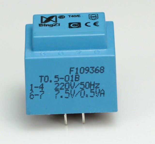 Beijing Xinchuang Sifang Bingzi T0 5-05B Smurf Fully Closed Potting Transformer 0.5W Original