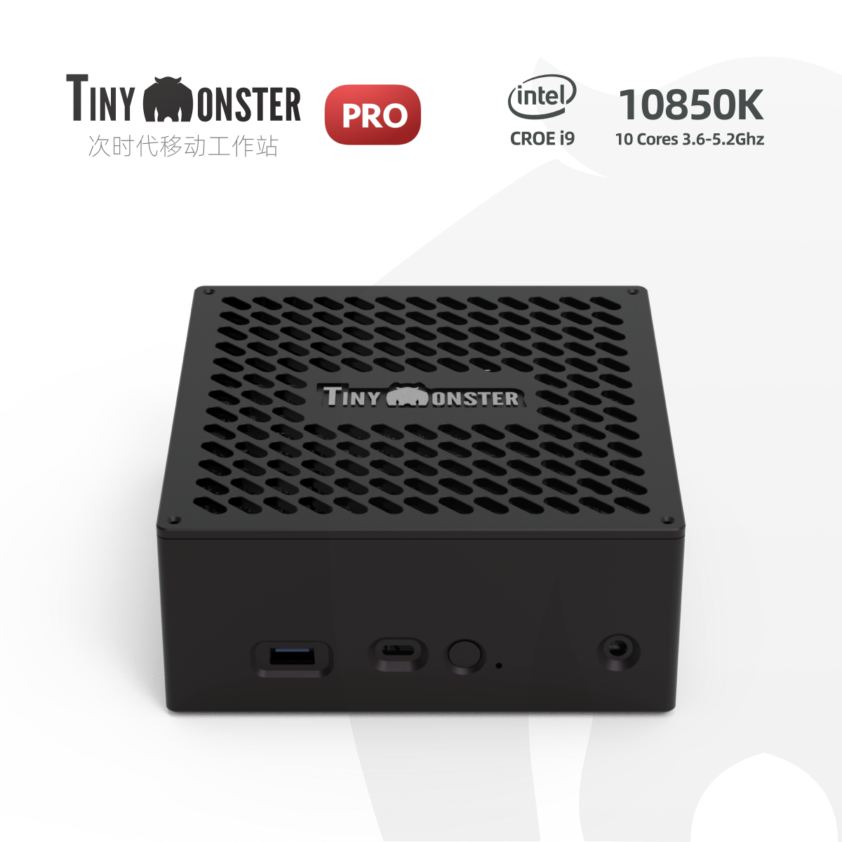 TinyMonster Black Apple Mini Host ITX High Performance Monster STXi7 i9 Unique 3060 Quantity System