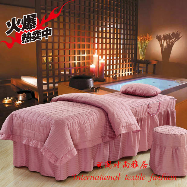 Khăn trải giường làm đẹp bốn bộ bông đẹp ra giường spa