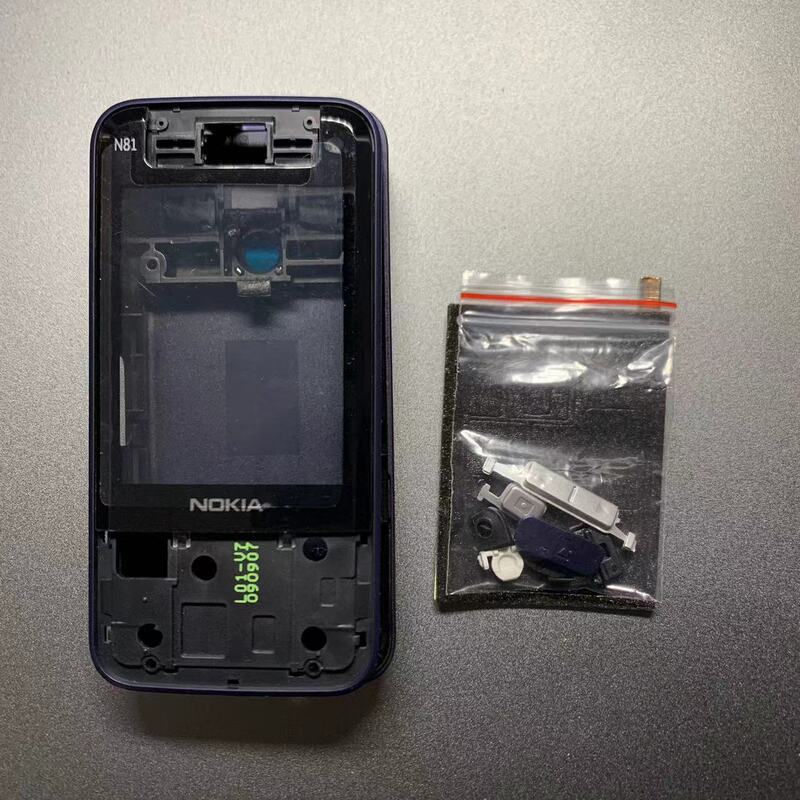 Suitable for Nokia Nokia N81 Mobile Phone Case, Including Front Shell, Mirror Surface, Back Shell, Back Cover, Blue Color Suitable for Nokia Nokia N81 Mobile Phone Case, Including Front Shell, Mirror Surface, Back Shell, Back Cover, Blue Color