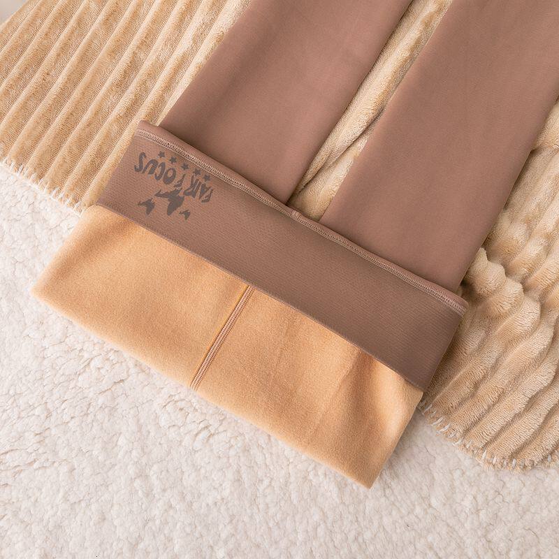 Air sister gray one fake meat leg artifact bottled socks in autumn and winter plus thick skin stockings and pants