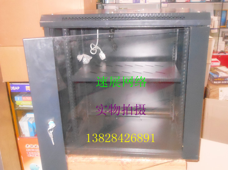 12U Cabinet 12U Deluxe Cabinet Network Cabinet Switch Cabinet Wall-mounted Cabinet Black