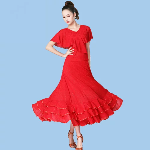 Plaza Dance Half -Body Dance High -Higaisted High -Waisted Юбка Современное национальное лейбл Love Dance Danc