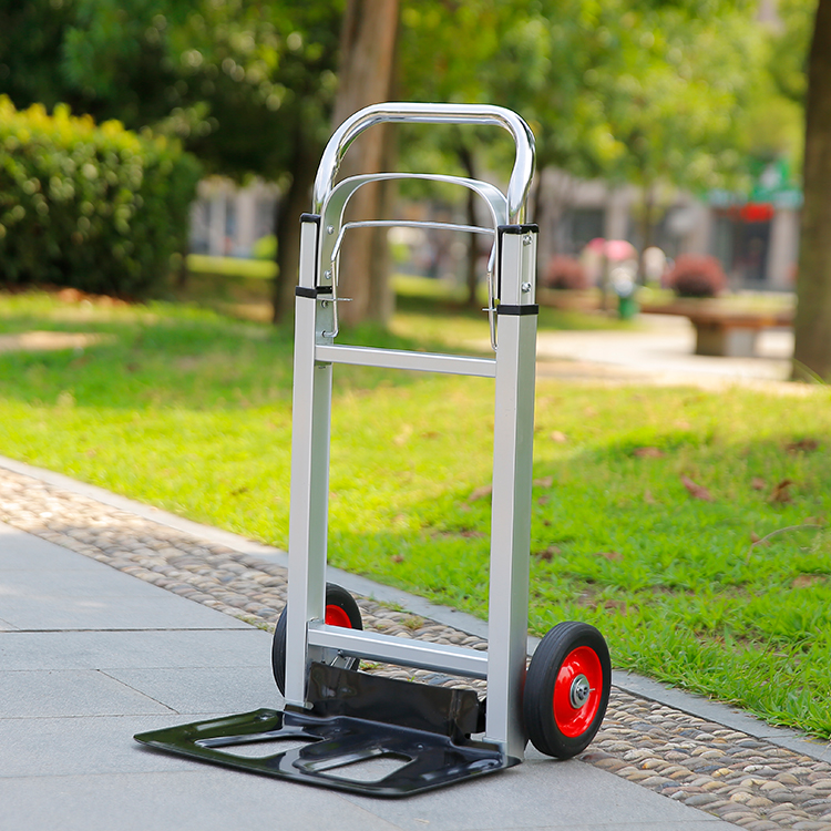Folding aluminum alloy luggage cart load king hand-held cart portable cargo trolley trolley trolley