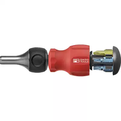 SWISS PB SWISS TOOLS short handle built-in batch head compartment portable ratchet screwdriver 8453 R-30 V01
