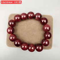 Ancient jade antique jade antique Qing Dynasty old emerald drum bead bracelet handstring 16mm imitation ancient jade bracelet ancient playing chore