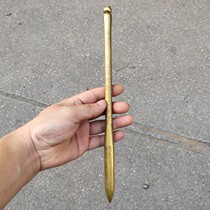 Ancient Play Antique old objects Qing Dynasty Grand Qing Qianlong Gift Old Pure Copper Brush Imitation Antique Bronze-ware Brass Brush