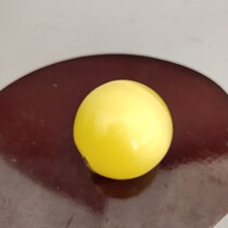 Ancient jade antique jade antique Qing Dynasty old orange peel cat eye stone top pearl official hat fit pearl imitation ancient green and yellow green cat eye stone