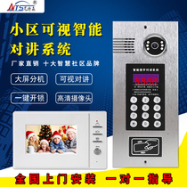 Nittson building intercom system package video intercom doorbell Community Home Access Control smart phone equipment